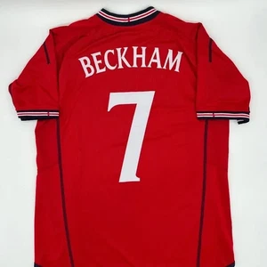 Beckham #7 England 2002/2003/2004 Away ORIGINAL Umbro Rare Soccer Jersey (L) - Bild 1 von 9