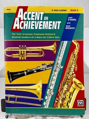 Bass Clarinet Accent on Achievement Book 3 Alfred Book Progressive - Image 1 of 4