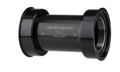 CeramicSpeed PF4630 Bottom Bracket: PF30/BBright/386EVO, 30mm Spindle, Black - Image 1 of 3