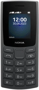 Nokia 105 4G Dual SIM GSM 128 MB Teléfono Desbloqueado Carbón Versión Internacional - Imagen 1 de 11