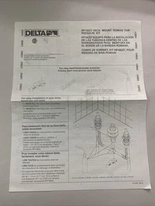 Delta Faucet 26801 Instruction Manual - Picture 1 of 2