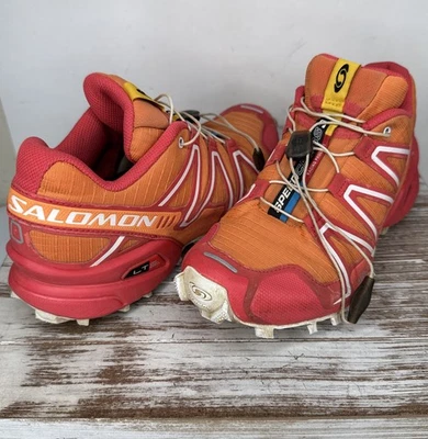 Salomon Speedcross 3 Trail Running Shoes Orange/Papaya Women’s Size 6.5 - Image 1 of 4