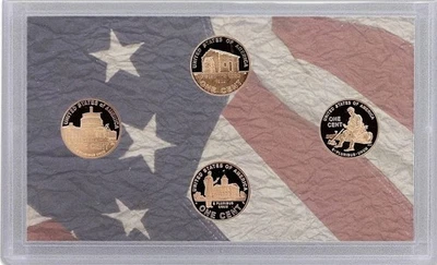 2009-S Lincoln Cent 95% Copper  Proof Set  4 Coin No Box + Free Shipping - Image 1 of 3