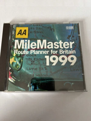 AA Mile Master BRITAIN 1999 Mapping Multimedia CD-ROM PC Geosystems Global - Image 1 of 4