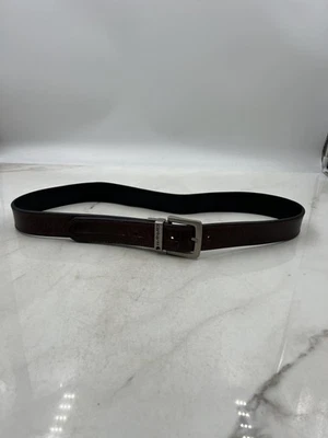 Carhartt Reversible Belt Mens Size 44 Brown Black Leather Heavy Duty Workwear - Image 1 of 4