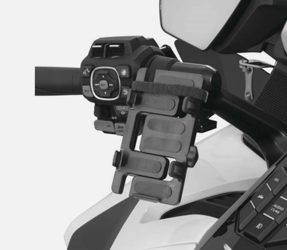 Soporte para teléfono inteligente/GPS Show cromado GL1800 52-948BK Foto 1 de 1