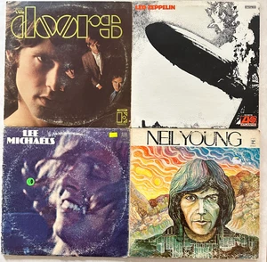 1960s ROCK 4 vinyl LP lot - The Doors - Led Zeppelin - Lee Michaels - Neil Young - Imagen 1 de 11