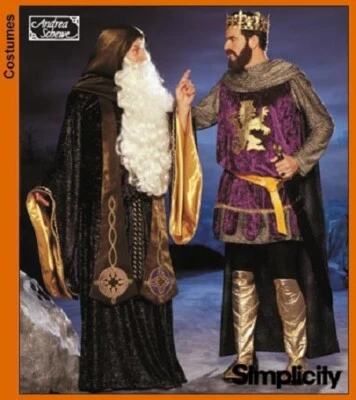 Medieval Costume Sewing Pattern U-Pick Size Men's XS-XL Simplicity 9753 OOP - Image 1 of 3