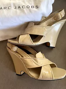 Marc Jacobs Nude Summer Wedge sandals EU 42 US 10.5 Net a Porter - Picture 1 of 8