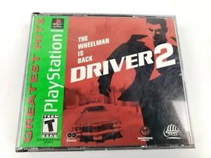 Driver & Driver 2 PS1 Playstation Greatest Hits Addition Tested Working Great - Picture 1 of 8