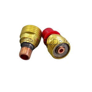 Cuerpo de recolección de lente de gas 45V44 3/32" 2,4 mm, antorcha TIG SR DB WP 9 20 24 25 serie, 2PK - Imagen 1 de 3