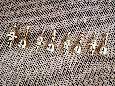 Monster Master Pin + Banana Screw Connectors Plug for M2.2s M2.4 M Speaker Cable - Image 1 of 4