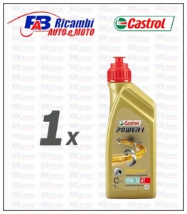 1 LT LITRO OLIO MOTORE 4T 4 TEMPI CASTROL POWER 1 4T 10W30 - Foto 1 di 1