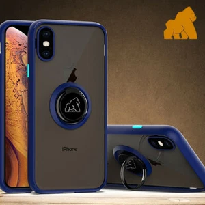 iPhone 16, 15 Pro Max, 15, 14, 13, 12/11 Pro + Funda Gorilla Soporte Anillo Incorporado - Imagen 1 de 47