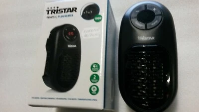 Designer KERAMIK HEIZUNG 400W superkompakt m. hoher Wirksamkeit 220-240V schwarz - Bild 1 von 4