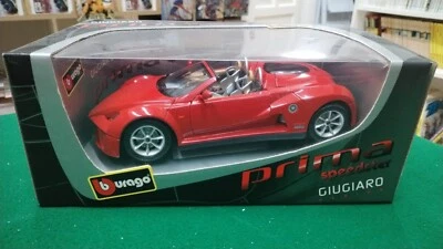 BURAGO GIUGIARO DESIGN 1:18 PRIMA Speedster (rossa) - Immagine 1 di 2
