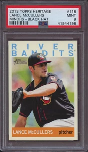 2013 Topps Heritage Minors 118 Lance McCullers PSA 9 Mint - Picture 1 of 1