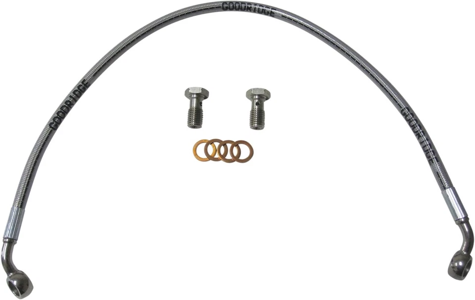 Kit de línea de freno trenzado de acero inoxidable para bicicleta de calle delantera Goodridge KW2887-2FC Foto 1 de 1