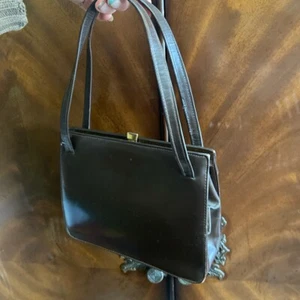vintage handbag leather by Hamilton - Picture 1 of 4