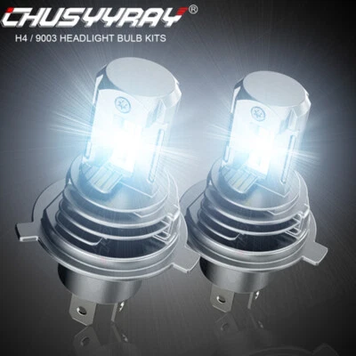 Par de bombillas de faros LED H4 para moto de nieve Polaris 440 PRO X FAN 2002-2003 Foto 1 de 4