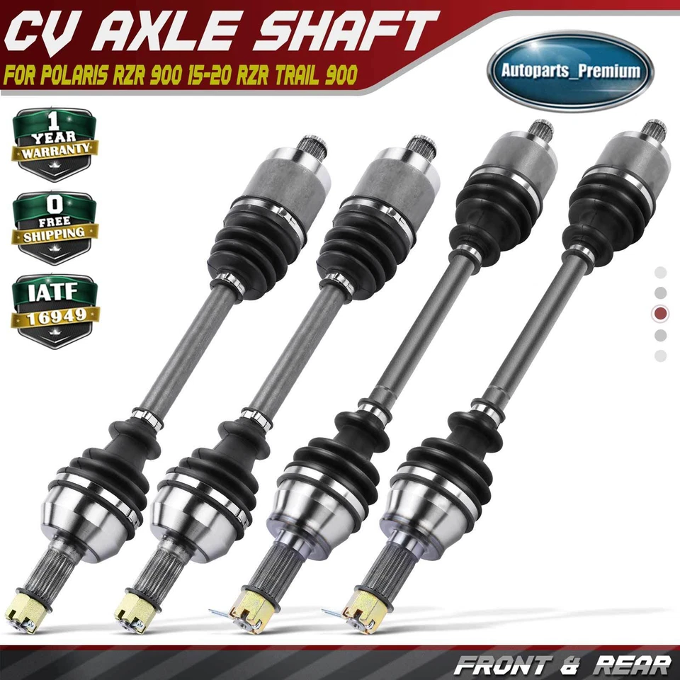 4x Front and Rear CV Axle Assembly for Polaris RZR 900 2015-2020 RZR Trail 900 - Image 1 of 4