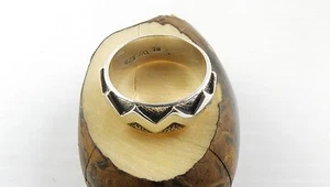 925 Sterling Silber Ring Größe 6 Unisex - Bild 1 von 5