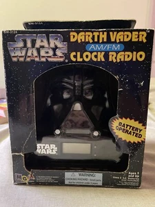 Vintage Star Wars Darth Vader AM/FM Clock Radio 1995 - Picture 1 of 2
