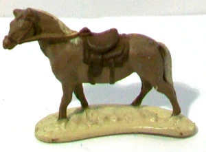Mini figura de caballo occidental miniatura vintage de 1" - Imagen 1 de 5