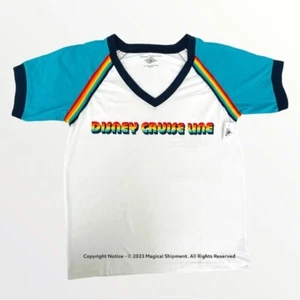 Neu mit Etikett! Disney Cruise Line (DCL) - Regenbogen Stolz Shirt für Damen | XL - Bild 1 von 3