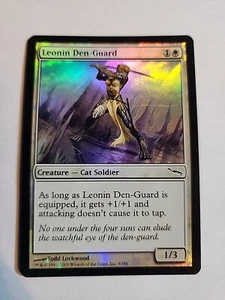 Leonin Den-Guard Mirrodin Foil Near Mint Mtg - Foto 1 di 2