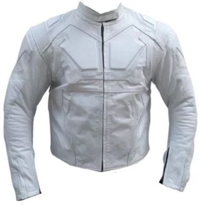New Motorcycle Leather Jackets Men Motorbike Leather Jacket Suit CE - Bild 1 von 4
