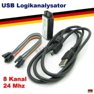 8 Kanal USB Logik Analyser 24 MHz Logic Analyzer Arduino Logikanalysator 0-5,5V - Bild 1 von 3