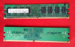 SAMSUNG M378T6553EZS-CE6 2x512MB 1Rx8 DDR2 PC2-5300U-555-12-ZZ 667MHz - Picture 1 of 2