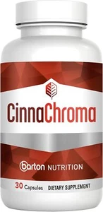 Barton Nutrition CinnaChroma Exp 12/26 Healthy Blood Glucose Metabolism 30 Caps - Picture 1 of 5