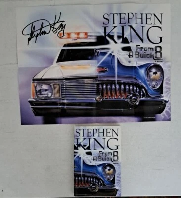 RARE Stephen King Poster From A Buick 8, 1st Ed. Scribner With #5.5.27 Foto 1 de 4