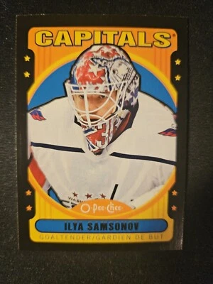 21-22 O-Pee-Chee Ilya Samsonov Black Retro #/100 🚨🚨🚨 Vegas Golden Knights  - Image 1 of 3