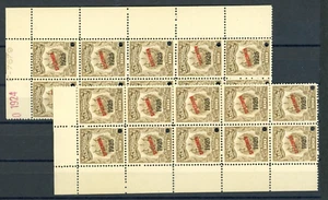 EL SALVADOR Revenue *100 Colones* ABNCo F7679 1924-25 SPECIMEN Blocks{20} ZU45 - Picture 1 of 5