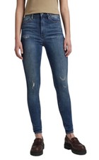 G-Star RAW Midge Zip Mid Skinny Womens jeans Size 24 NWT