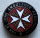 H89 Original Ww2 St John?S Ambulance Brigade Lapel Badge
