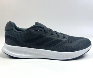 Adidas Run Falcon 5 Mens 11.5 Gray Black Running Athletic Shoes Sneakers IE8819 - Picture 1 of 9