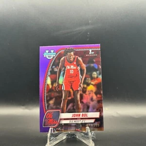 2024-25 Bowman U Cromo John Bol 1er Refractor Púrpura/399 #31 Ole Miss - Imagen 1 de 3