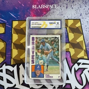 1984 TOPPS #650 PHIL NIEKRO BRAVES HOF WCG 10 - Picture 1 of 2