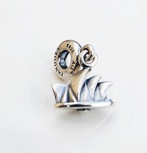 Genuine Pandora Sterling Silver Charm "Opera House" Sydney - 791175 - Picture 1 of 4