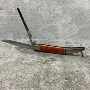 Colonial Prov USA Fish Knife Stainless Steel Vintage pocket knife 4 inch - Picture 1 of 11