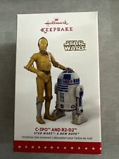 Hallmark 2015 C-3PO and R2-D2 Star Wars  A New Hope Droid Keepsake Ornaments