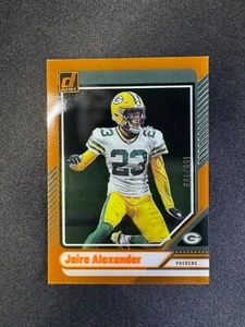 2024 Panini Clearly Donruss Orange Jaire Alexander #22 Packers #d 166/199 - Picture 1 of 2