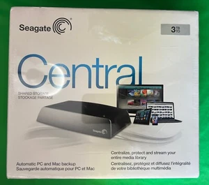 Seagate Central Shared Storage 3TB SRN01C Brand NEW FACTORY SEALED - Picture 1 of 4
