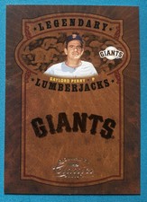 2005 Donruss Classics Legendary Lumberjacks #LP-16 Gaylord Perry /400 SF Giants