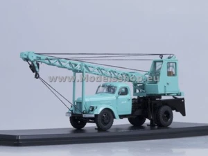 SSM1131 Kranwagen AK-75 (ZIL-164), Ausstellungsversion /türkis/ - Bild 1 von 6