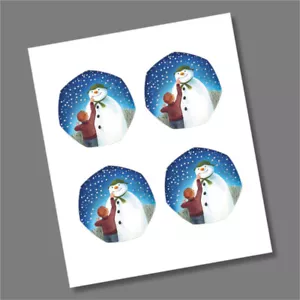 4 calcomanías/pegatinas completas de 50 piezas The Snowman and James 2021 - Imagen 1 de 2